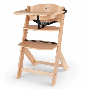KINDERKRAFT STOLICA ZA HRANJENJE 2U1 ENOCK WOODEN NATURAL - Img 5