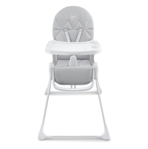 KINDERKRAFT STOLICA ZA HRANJENJE BINCI LIGHT GREY - Img 5
