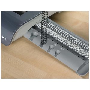 Aparat de indosariat manual, inele metal, max. 130 coli, FELLOWES Quasar Wire - Img 5