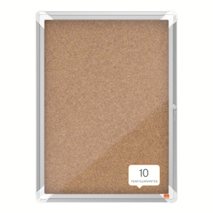 Avizier pluta pentru interior, 4 x A4, rama metalica, NOBO