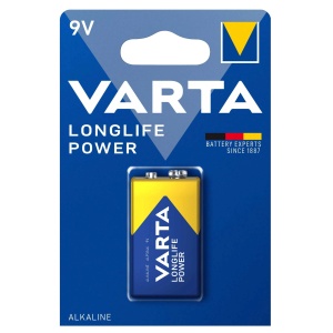 Baterie alcalina VARTA Longlife Power 9V