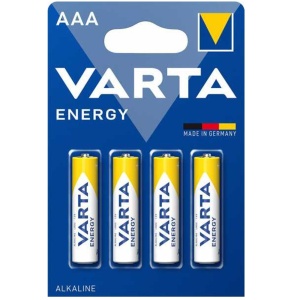 Baterii alcaline Varta Energy, LR3/AAA, 4 buc/set