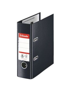 Biblioraft A5, 7.5 cm, negru, ESSELTE NO. 1 Power Vivida