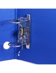 Biblioraft A5 plastifiat PP, 7.5 cm, albastru, OPTIMA - Img 2