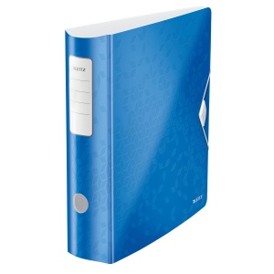 Biblioraft plastic 8.2 cm, albastru, LEITZ 180 Active WOW