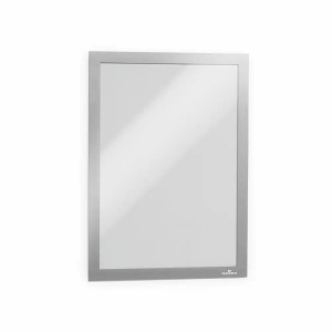 Buzunar autoadeziv magnetic A4, 2 buc/set, argintiu, Duraframe DURABLE