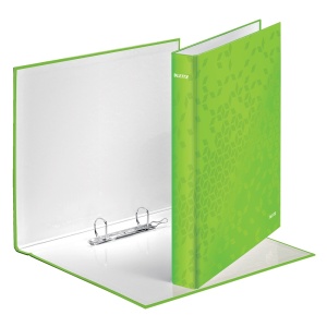 Caiet mecanic A4, 2 inele, 25mm, verde, LEITZ WOW - Img 2