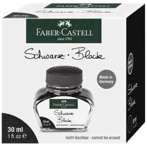 Calimara cu cerneala, 30ml, negru, Faber-Castell - Img 2