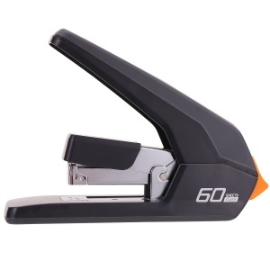 Capsator 60 coli, capse 24/6, plastic, negru, DELI Efortless - Img 2