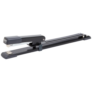 Capsator cu brat lung, 25 coli, capse 24/6, negru, STD ML-1000