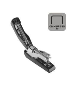 Capsator de birou, 30 coli, capsare plata, negru, Rapid Omnipress SO30 - Img 2