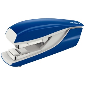 Capsator de birou, 40 coli, 24/6, metal, capsare plata, albastru, LEITZ 5523