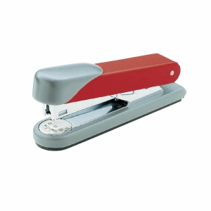 Capsator metalic, 30 coli, capse 24/6-26/6, rosu, Stabil NOVUS