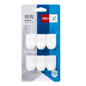 Carlige adezive 1 kg, 6 buc/set, DELI - Img 2
