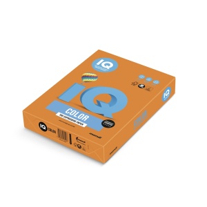 Carton colorat A4, 160 g/mp, 250 coli/top, portocaliu, MONDI IQ Color Intens