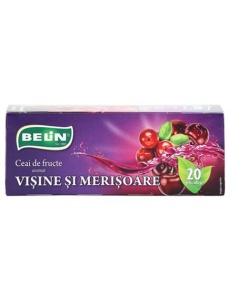 Ceai visine si merisoare BELIN, 20 plicuri/cutie