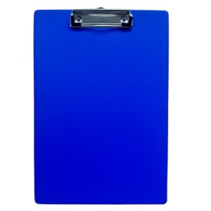 Clipboard simplu plastifiat, A4, albastru, OPTIMA