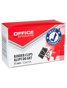 Clips 51 mm, 12 buc/cutie, OFFICE PRODUCTS