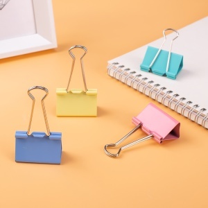 Clips color 41 mm, 24 buc./cutie, DELI - Img 3