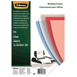 Coperti plasti A4 FELLOWES 300 microni transparent 100 buc/top