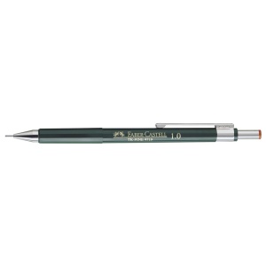 Creion mecanic, 1.0mm, verde, FABER-CASTELL TK-FINE - Img 2