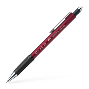 Creion mecanic, varf 0.5 mm, corp plastic, rosu, Grip 1345 FABER-CASTELL - Img 2