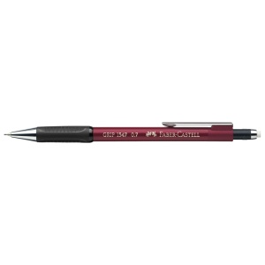 Creion mecanic, varf 0.7 mm, corp plastic, rosu, Grip 1347 FABER-CASTELL - Img 2