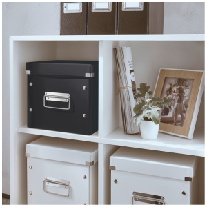 Cutie depozitare medie, 260x240x260 mm, negru, LEITZ WOW Click&Store - Img 2