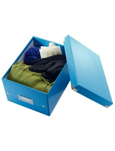 Cutie depozitare mica, 220x160x282 mm, albastru, LEITZ WOW Click&Store - Img 3