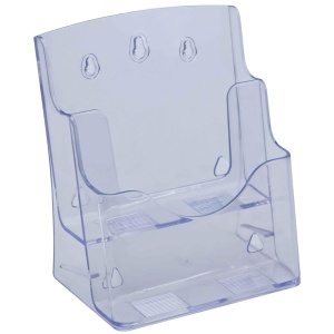 Display plastic pentru pliante, 2 x A5, transparent, KEJEA