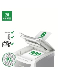 Distrugator documente automat LEITZ IQ Autofeed Small Office 100 - Img 2