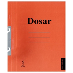 Dosar carton incopciat 1/1, 300 g/mp, 50 buc/set, rosu, PAPERLAND