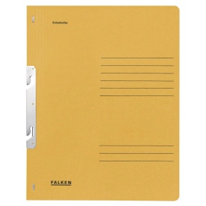 Dosar de carton, incopciat 1/1, 250 g/mp, galben, FALKEN - Img 1