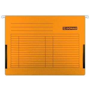 Dosar suspendabil, cu burduf, A4, portocaliu, 5 buc/set, DONAU