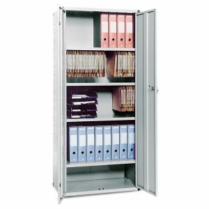Dulap metalic cu usi batante, 80x44x183 cm, gri, INGECO