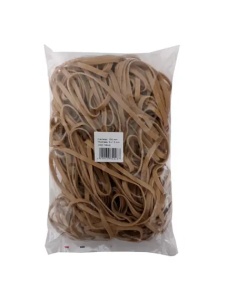 Elastice pentru bani, D 100, 5 mm x 1.5 mm, 500 g/punga, OPTIMA