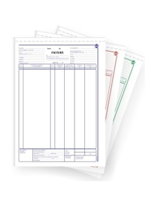 Facturier autocopiativ cu TVA, A4, 3 exemplare