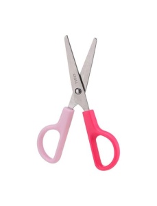 Foarfeca copii 12 cm, cu protectie plastic, DELI - Img 6