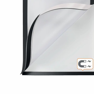 Folie magnetica, rama color A4, 2 buc/set, negru, NOBO - Img 2