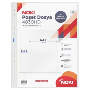 Folii protectie cristal, 55 microni, 100 buc/set, NOKI Extra Wide 4830HD