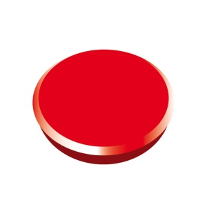 Magneti pentru table, D 24 mm, 10 buc/cutie, rosu, ALCO