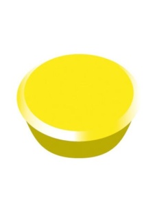 Magneti whiteboard, D 13 mm, 10 buc/cutie, galben, ALCO