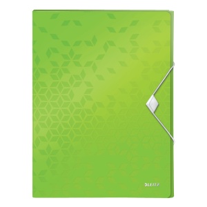 Mapa de plastic, cu burduf 30mm, verde, LEITZ WOW Jumbo - Img 2