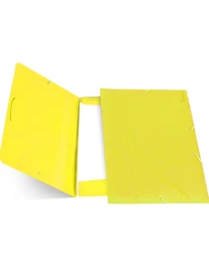 Mapa documente plastic, cu elastic, A4, galben, FORPUS Barocco