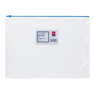 Mapa plastic A4 cu fermoar, DELI MESH - Img 2