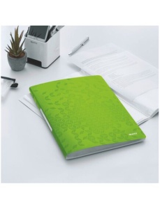 Mapa prezentare cu 20 folii, A4, coperta flexibila, verde, LEITZ WOW - Img 2