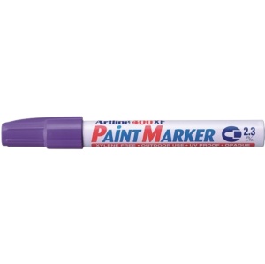 Marker cu vopsea, varf 2-3 mm, mov, ARTLINE 400XF