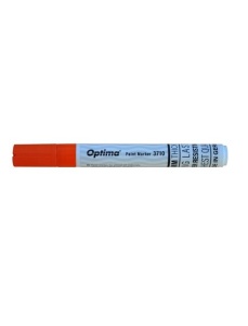 Marker cu vopsea, varf rotund 4.5mm, portocaliu, Optima 3710 - Img 2
