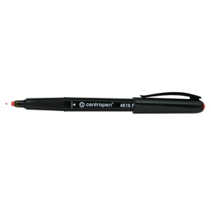 Marker pentru CD/DVD, varf 0.6 mm, rosu, CENTROPEN 4616 F