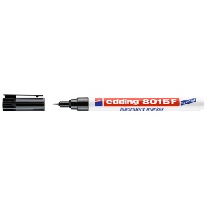 Marker pentru laborator, 0.75 mm, negru, EDDING 8015
